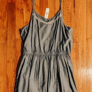 Jean Dress with Embroidery